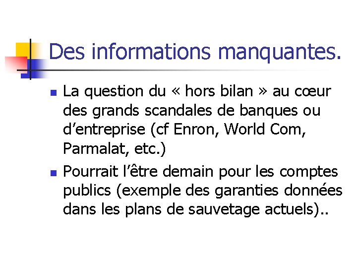 Face La Crise Une Autre Approche De La