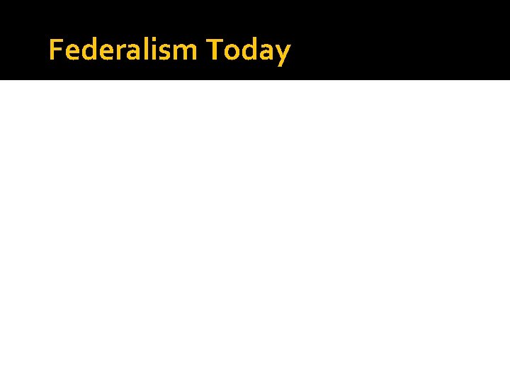Federalism Today 