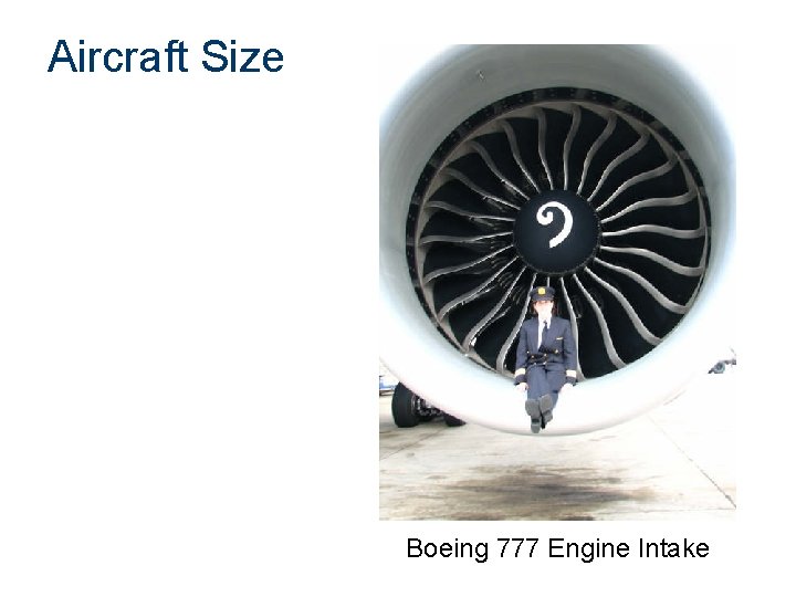 Aircraft Size Boeing 777 Engine Intake 
