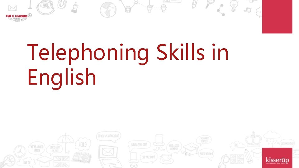 Telephoning Skills in English 