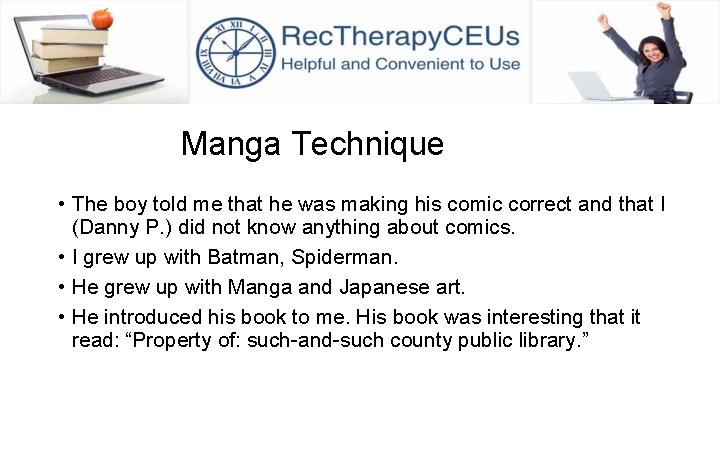 Manga Technique • The boy told me that he was making his comic correct