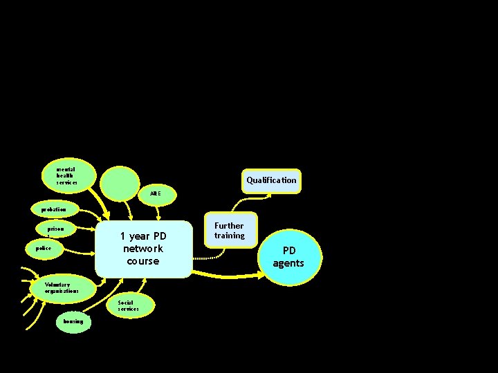 mental health services Qualification A&E probation prison s police 1 year PD network course