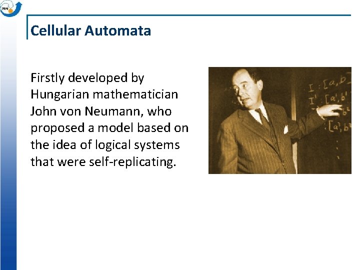 Neumann Automata Cellular Automata Pedro R Andrade Mnster 2013 System