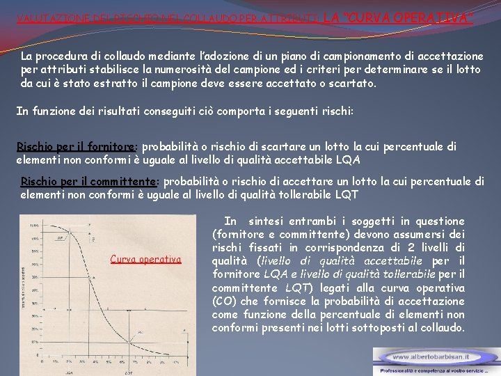 METODI E CONTROLLI STATISTICI DI PROCESSO I metodi