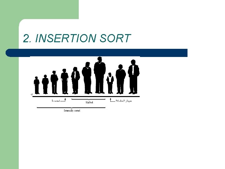 2. INSERTION SORT 