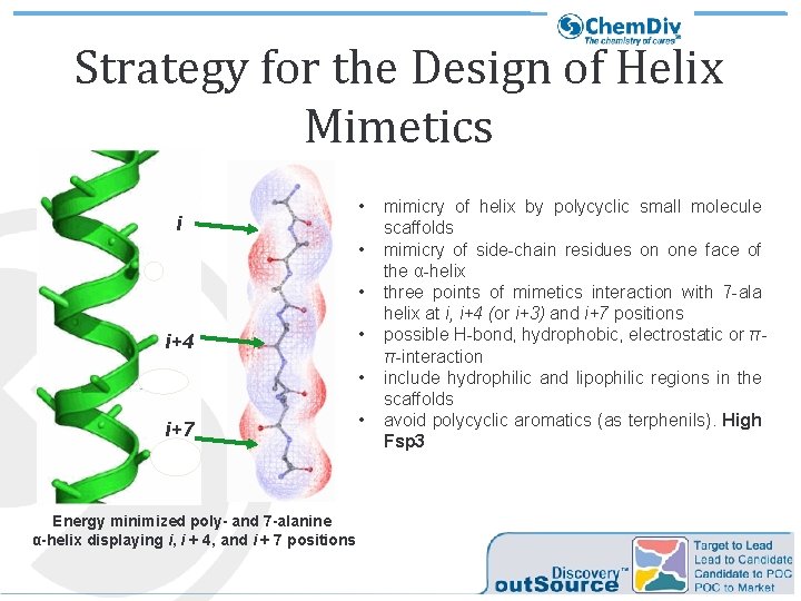 Strategy for the Design of Helix Mimetics i • • • i+4 • • Strategy for the Design of Helix Mimetics i • • • i+4 • •