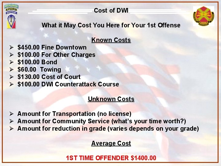 Cost of DWI What it May Cost You Here for Your 1 st Offense