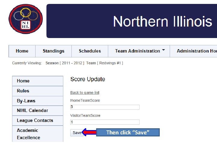 Then click “Save” 