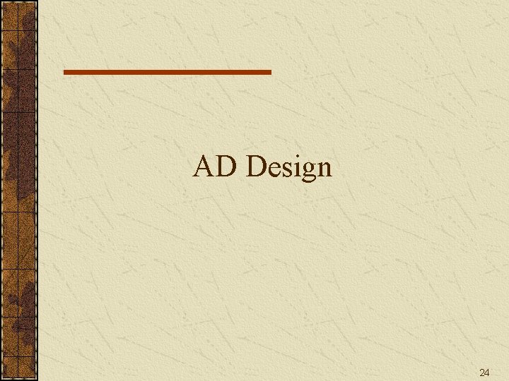 AD Design 24 AD Design 24