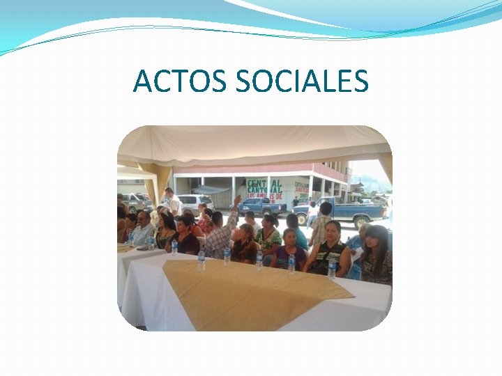 ACTOS SOCIALES 