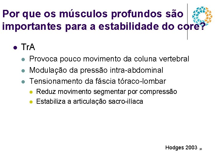 Por que os músculos profundos são importantes para a estabilidade do core? l Tr.