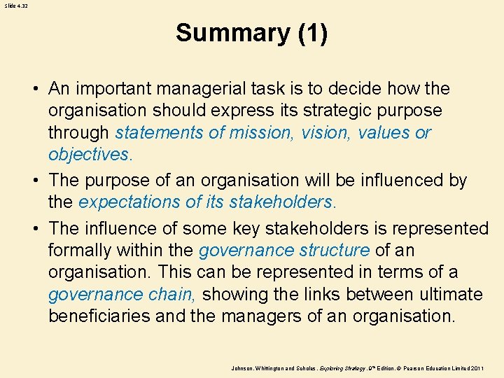 Slide 4. 32 Summary (1) • An important managerial task is to decide how Slide 4. 32 Summary (1) • An important managerial task is to decide how