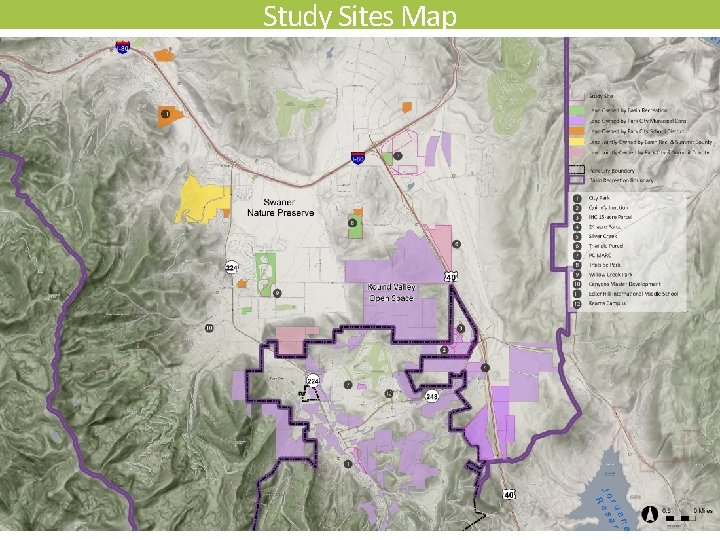 Study Sites Map 