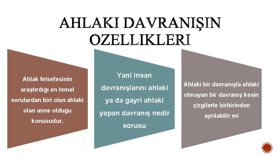 Ahlak felsefesinin Yani insan araştırdığı en temel davranışlarını ahlaki sorulardan biri olan ahlaki ya Ahlak felsefesinin Yani insan araştırdığı en temel davranışlarını ahlaki sorulardan biri olan ahlaki ya