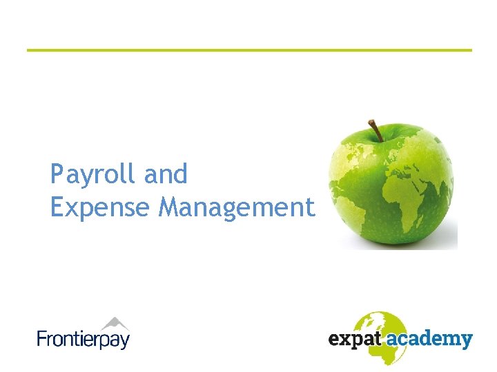 Payroll and Expense Management 