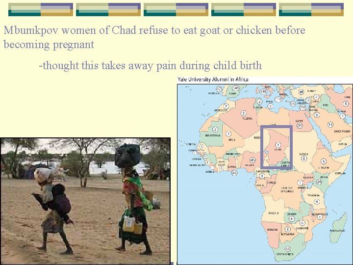 Mbumkpov women of Chad refuse to eat goat or chicken before becoming pregnant -thought