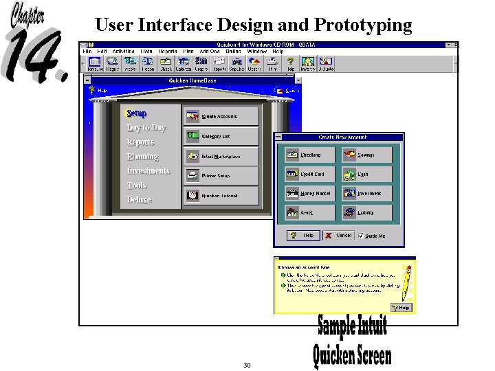 User Interface Design and Prototyping 30 