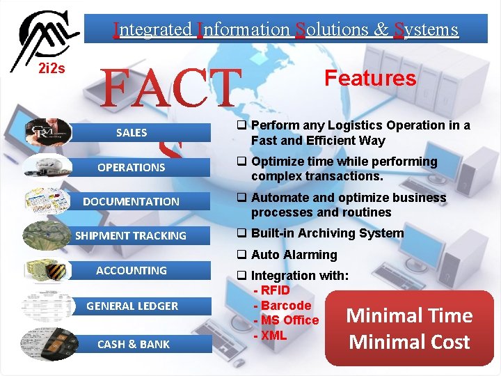Integrated Information Solutions & Systems 2 i 2 s Features SALES OPERATIONS DOCUMENTATION SHIPMENT