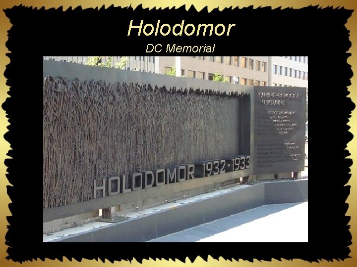 Holodomor DC Memorial 