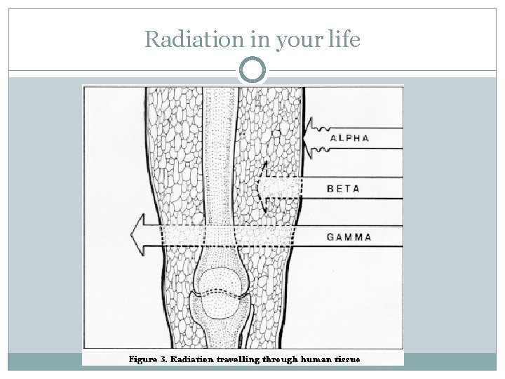 Radiation in your life 