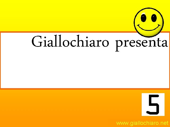 Giallochiaro presenta www. giallochiaro. net 