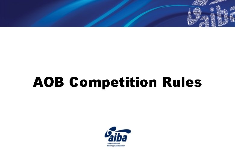 AOB Competition Rules 