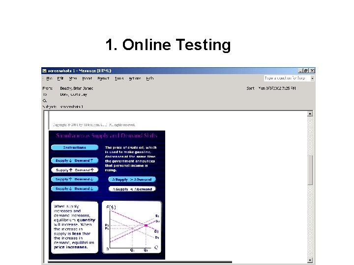 1. Online Testing 