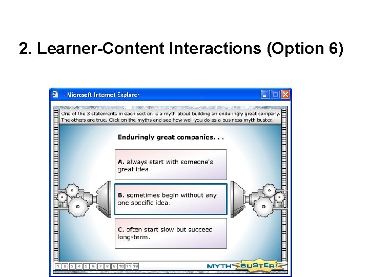 2. Learner-Content Interactions (Option 6) 