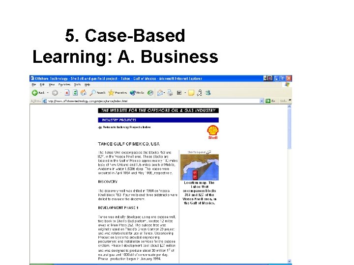 5. Case-Based Learning: A. Business 