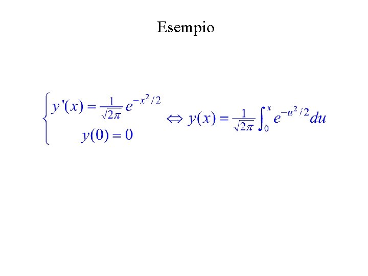 Esempio Esempio