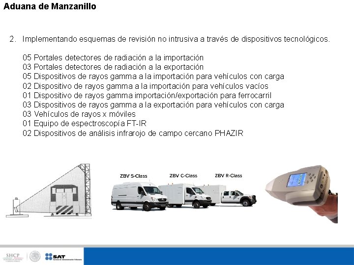 Aduana de Manzanillo 2. Implementando esquemas de revisión no intrusiva a través de dispositivos