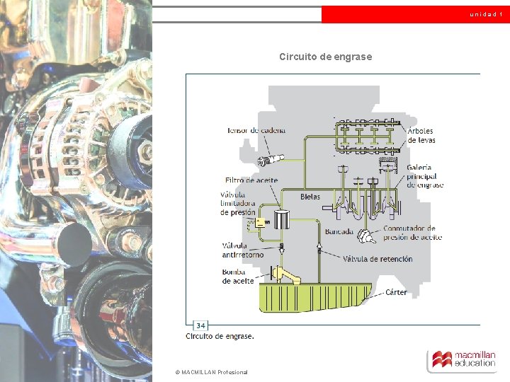 unidad 1 Circuito de engrase © MACMILLAN Profesional 