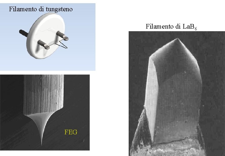 Filamento di tungsteno Filamento di La. B 6 FEG 