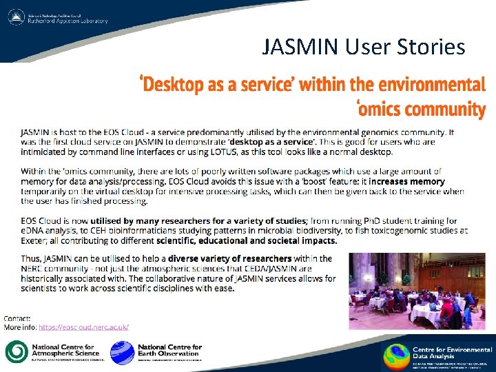JASMIN User Stories 