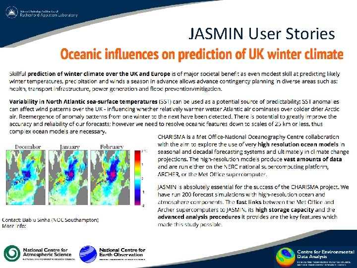 JASMIN User Stories 