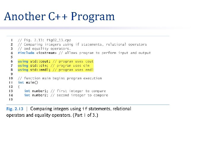 Another C++ Program 