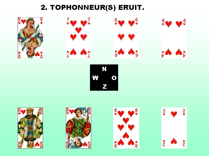 2. TOPHONNEUR(S) ERUIT. N W O Z 