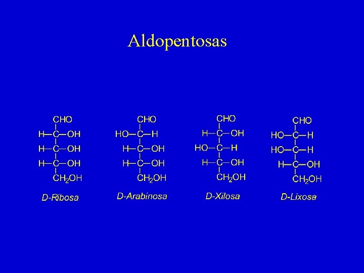 Aldopentosas Aldopentosas