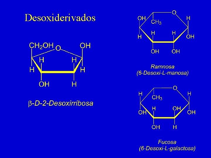 Desoxiderivados Desoxiderivados
