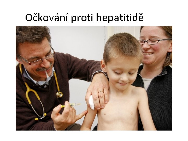 Očkování proti hepatitidě 