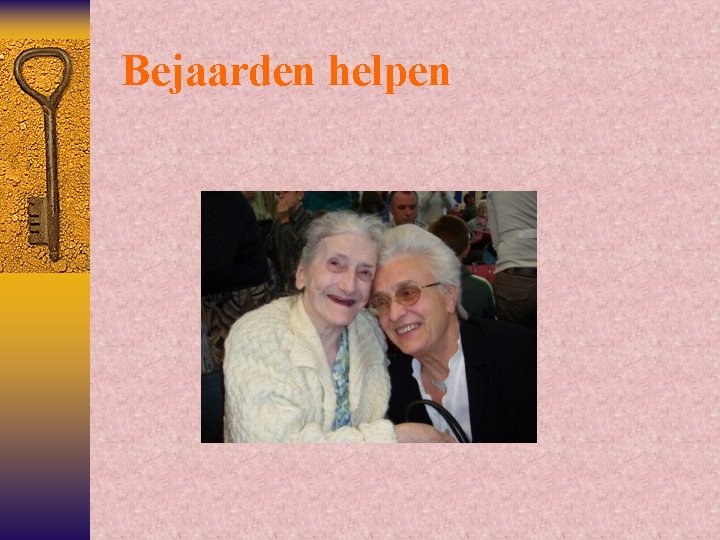 Bejaarden helpen 