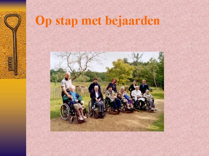 Op stap met bejaarden 