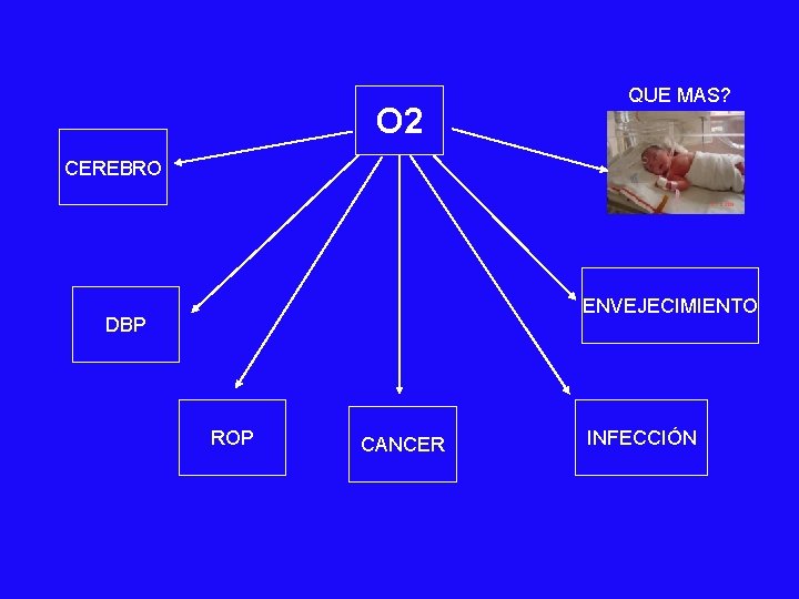 O 2 QUE MAS? CEREBRO ENVEJECIMIENTO DBP ROP CANCER INFECCIÓN 