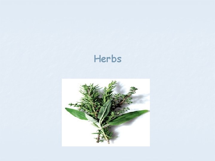 Herbs 