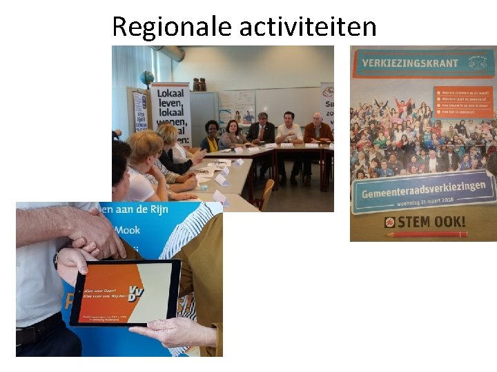 Regionale activiteiten 