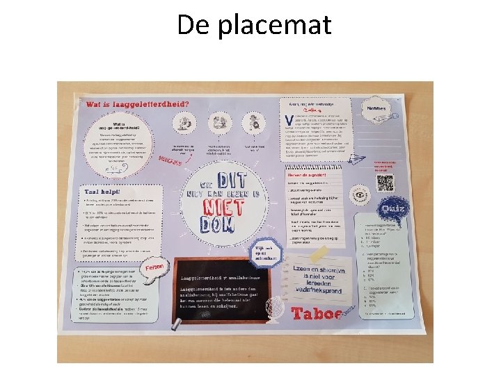 De placemat 