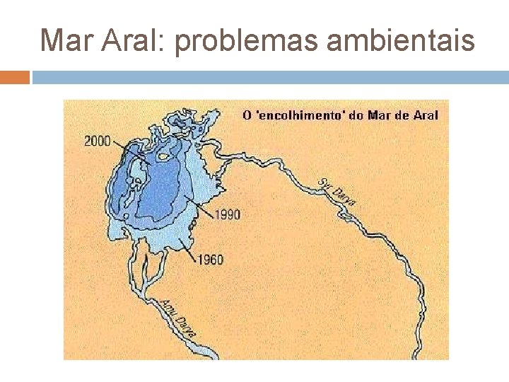 Mar Aral: problemas ambientais 