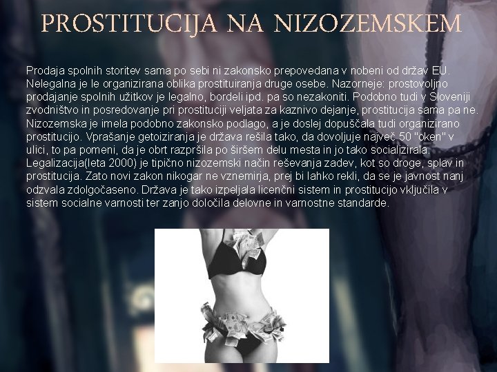 Slovenija prostitutke Kje najti