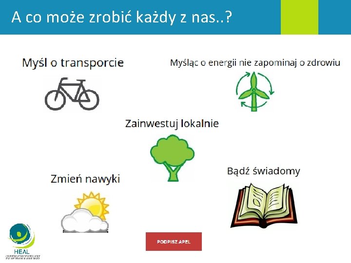 A co może zrobić każdy z nas. . ? 