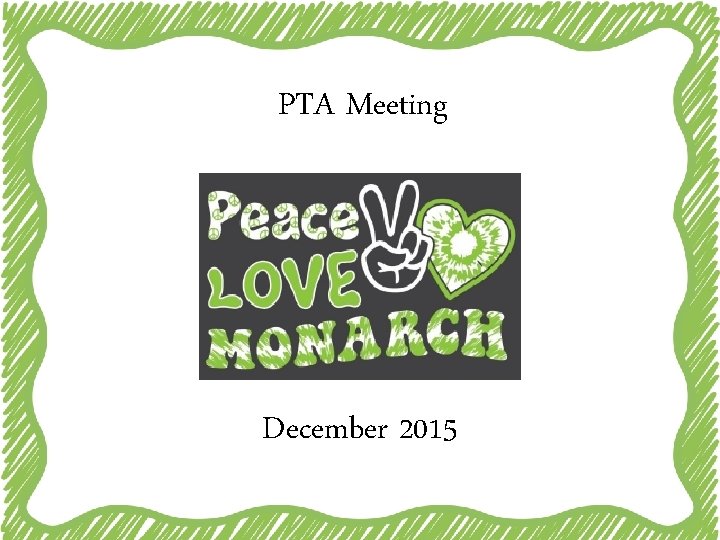 PTA Meeting December 2015 